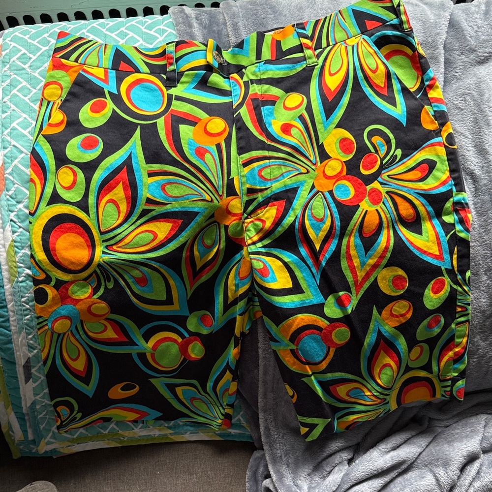 Loudmouth Men's Shorts with Vibrant Floral Design